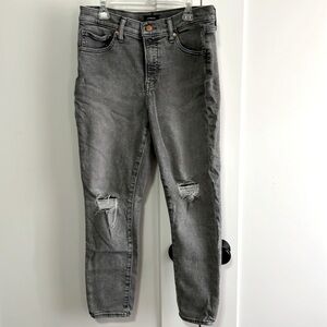 Express crop skinny midrise